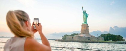 New York City: Statue of Liberty & Ellis Island with Ferry